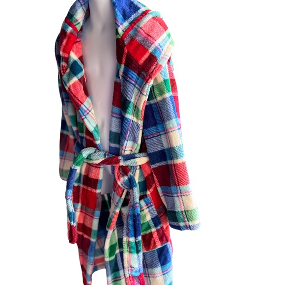 Cat and Jack Multicolor Hooded Robe Sleepwear Size 8 M - Picture 1 of 4